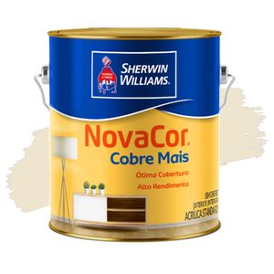 Tinta Acrílica Novacor Cobre Mais Pérola Fosco 3,6L Sherwin Williams