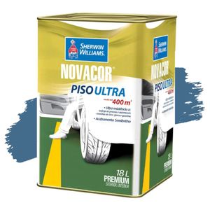 Tinta Acrílica Novacor Piso Ultra Azul 18L Sherwin Williams