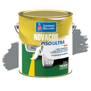 Tinta Acrílica Novacor Piso Ultra Cinza 3,6L Sherwin Williams