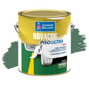 Tinta Acrílica Novacor Piso Ultra Verde 3,6L Sherwin Williams