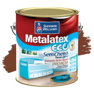 Tinta Esmalte Metalatex Eco Tabaco Alto Brilho 3,6L Sherwin Williams