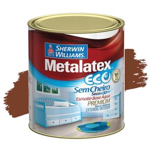 Tinta Esmalte Metalatex Eco Tabaco Alto Brilho 900ml Sherwin Williams