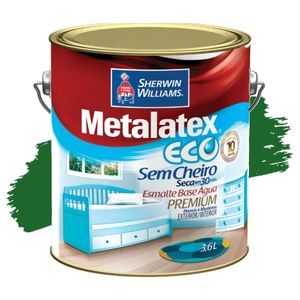 Tinta Esmalte Metalatex Eco Verde Folha Alto Brilho 3,6L Sherwin Williams