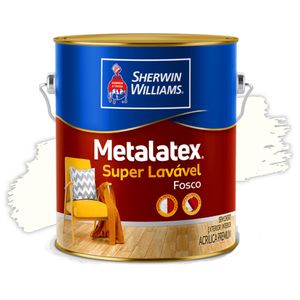 Tinta Acrílica Metalatex Perfeito Branco Fosco 3,6L Sherwin Williams