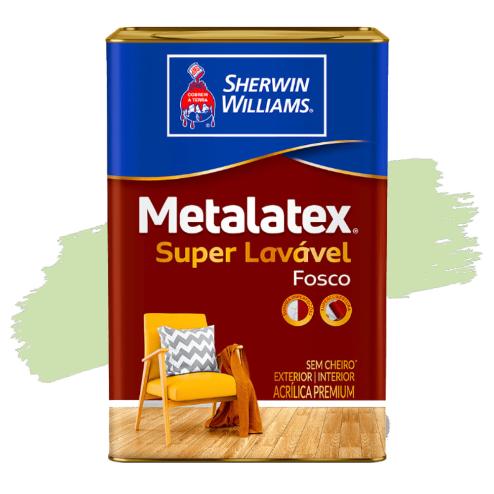 Chatuba | Tinta Acrílica Metalatex Perfeito Verde Eco Fosco 18L Sherwin ...