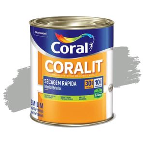 Esmalte Sintético Coralit Secagem Rápida Balance Brilhante Platina 900ml Coral