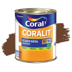 Esmalte Sintético Coralit Secagem Rápida Balance Brilhante Tabaco 900ml Coral