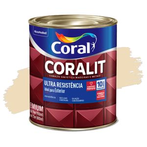 Esmalte Sintético Coralit Ultra Resistência Acetinado Platina 3,6L Coral