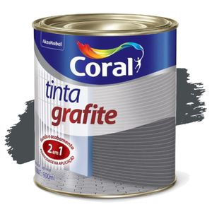 Tinta Grafite Cinza Escuro 900ml Coral
