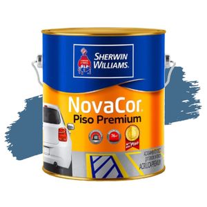Tinta Novacor Premium Acrílico Para Piso Liso Azul 3,6L Sherwin Williams