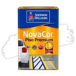 Tinta Novacor Premium Acrílico Para Piso Liso Branco 18L Sherwin Williams