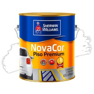 Tinta Novacor Premium Acrílico Para Piso Liso Branco 3,6L Sherwin Williams