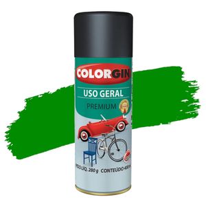 Tinta Spray Verde 400ml Colorgin