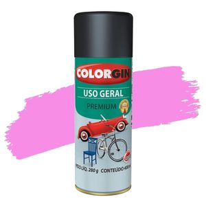 Tinta Spray Rosa 400ml Colorgin