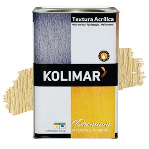 Textura Rústica Marfim 24kg Kolimar