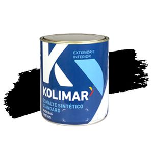 Esmalte Sintético Brilhante Preto 900ml Kolimar