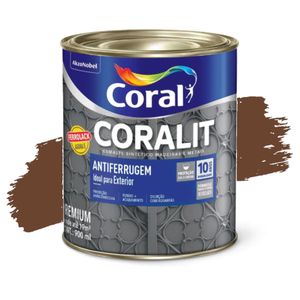Esmalte Sintético Coralit Antiferrugem Tabaco 900ml Coral