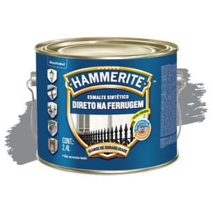 Tinta Esmalte Sintético Hammerite Prata 2,4L Coral