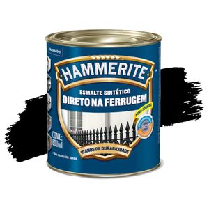 Tinta Esmalte Sintético Hammerite Preto 800ml Coral