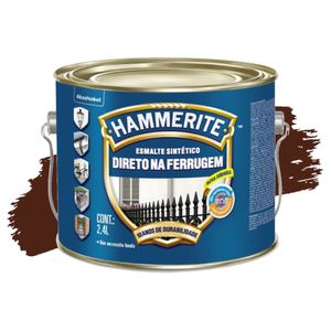 Tinta Esmalte Sintético Hammerite Marrom 2,4L Coral