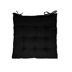 Assento para Cadeira Futon Preto 40x40cm Acacia Decor