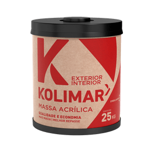 Massa Acrílica Barrica 25kg Kolimar