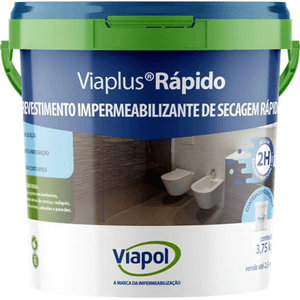 Impermeabilizante Viaplus Galão 3,75Kg Viapol