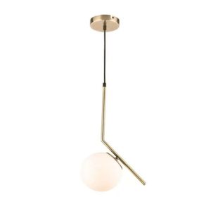 Pendente Metal Dourado 100cm Angular Globe V OR1174 Orluce