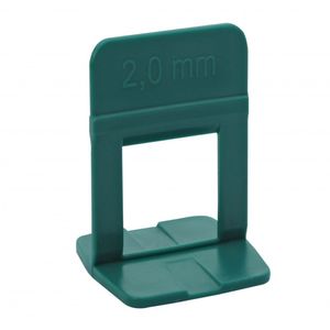 Espaçador Nivelador Slim 2mm Verde 100 Peças Cortag