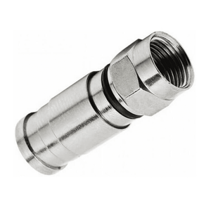 Conector Coaxial RG6 Compressão F.C.