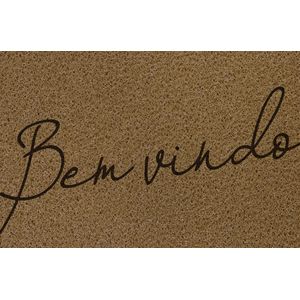 Capacho Light Bem Vindo Bege 40x60 Kapazi