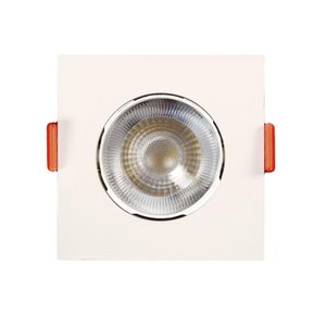 Easy Led Quadrado Branco 3w 4000k 7,5x7,5cm Bronzearte