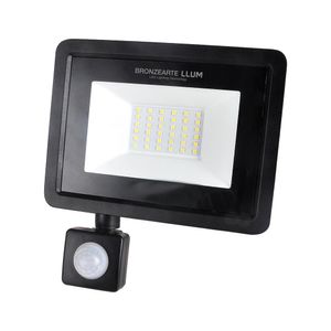 Refletor Deep Led Fit Com Sensor De Presenca 50w 6500k Bivolt  Bronzearte