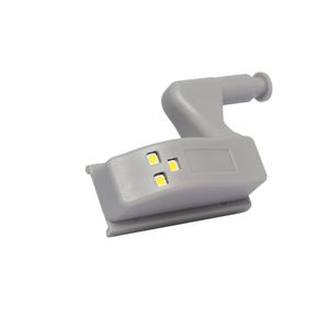 Luminária Switch Light Cinza Com Pilha 12v 3000k 01 Pack Com 02 Peças Bronzearte