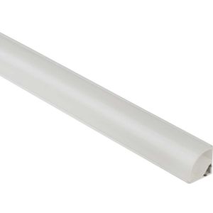 Perfil De Sobrepor De Aluminio De Quina Branco Way Sem Fita Led 2 Metros Bronzearte