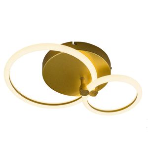 Plafon Space Orbital Double 26w 3000k 40cm Bronzearte