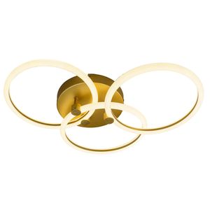 Plafon Space Orbital Triple 48w 3000k 48cm Bronzearte