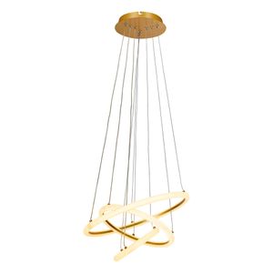 Pendente Space Orbital Triple 49w 3000k 40cm Bronzearte