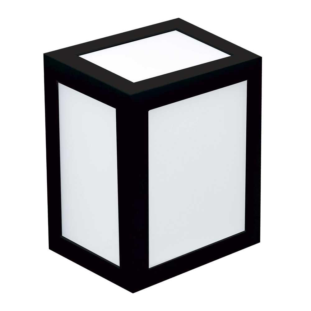 Arandela Led Grécia 12w 3000k Preto Ip65 Bronzearte