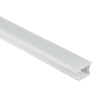 Perfil De Embutir De Aluminio Branco Way Sem Fita Led 1 Metro Bronzearte