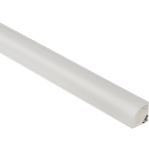 Perfil De Sobrepor De Aluminio De Quina Branco Way Sem Fita Led 1 Metro Bronzearte