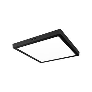 Painel De Sobrepor Home Led Quadrado Preto 18w 6500k Bronzearte