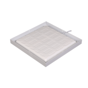 Luminária Sobrepor Backlight Quadrado 36w 3000k Bronzearte