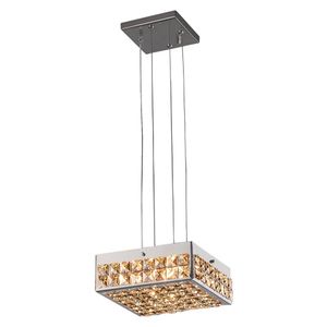 Pendente Windows Retangular G9 4 Luzes Bronzearte