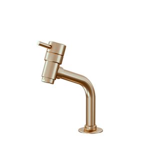 Torneira de Mesa Champanhe para Banheiro e Lavabo Fani Eva 1195 CH90 Fani