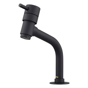 Torneira de Mesa Preta Fosca para Banheiro e Lavabo Fani Eva 1195 BK90 Fani