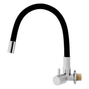 Torneira de Parede Cromada para Cozinha Bica Flexível Multidirecional Flex 1168 C99 Fani