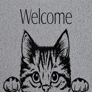 Capacho Vinil Pet Cat Welcome 40x60 Kapazi