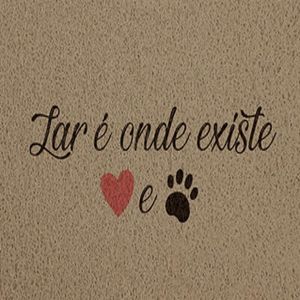 Capacho Vinil Pet Onde Existe 40x60 Kapazi