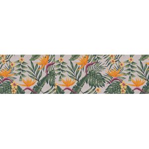 Kit de Tapetes Para Cozinha SlimKasa Floral Mostarda Kapazi